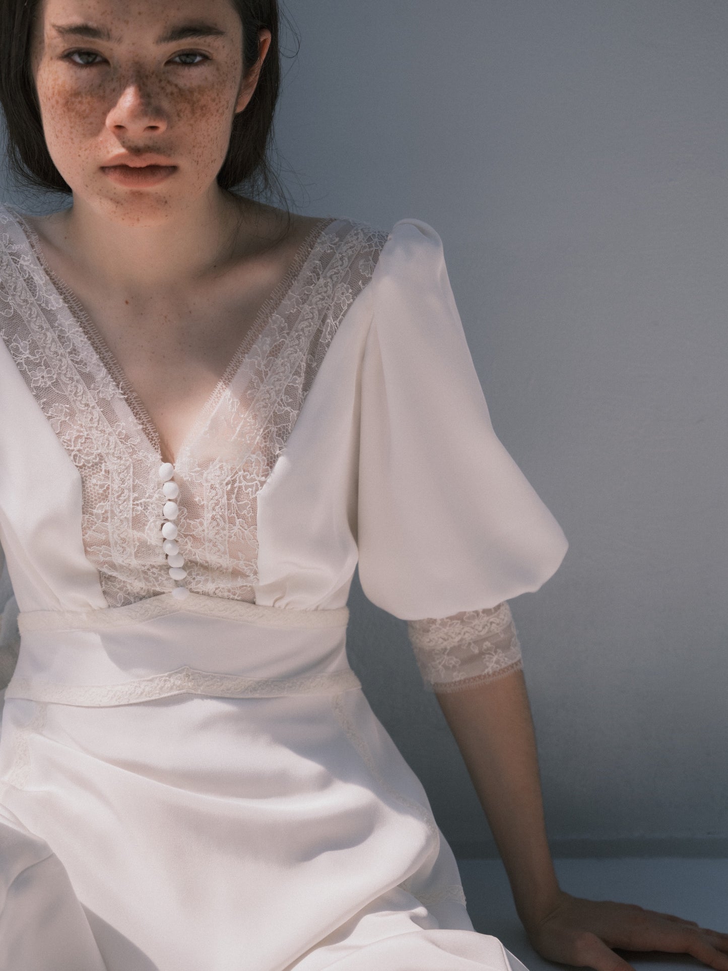 Boho Luxe Lace & Crepe Dress/SO