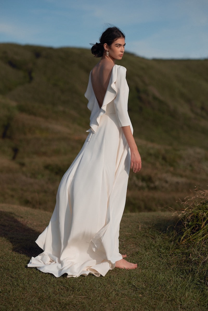 Gentle Ripple Silk Dress/SO