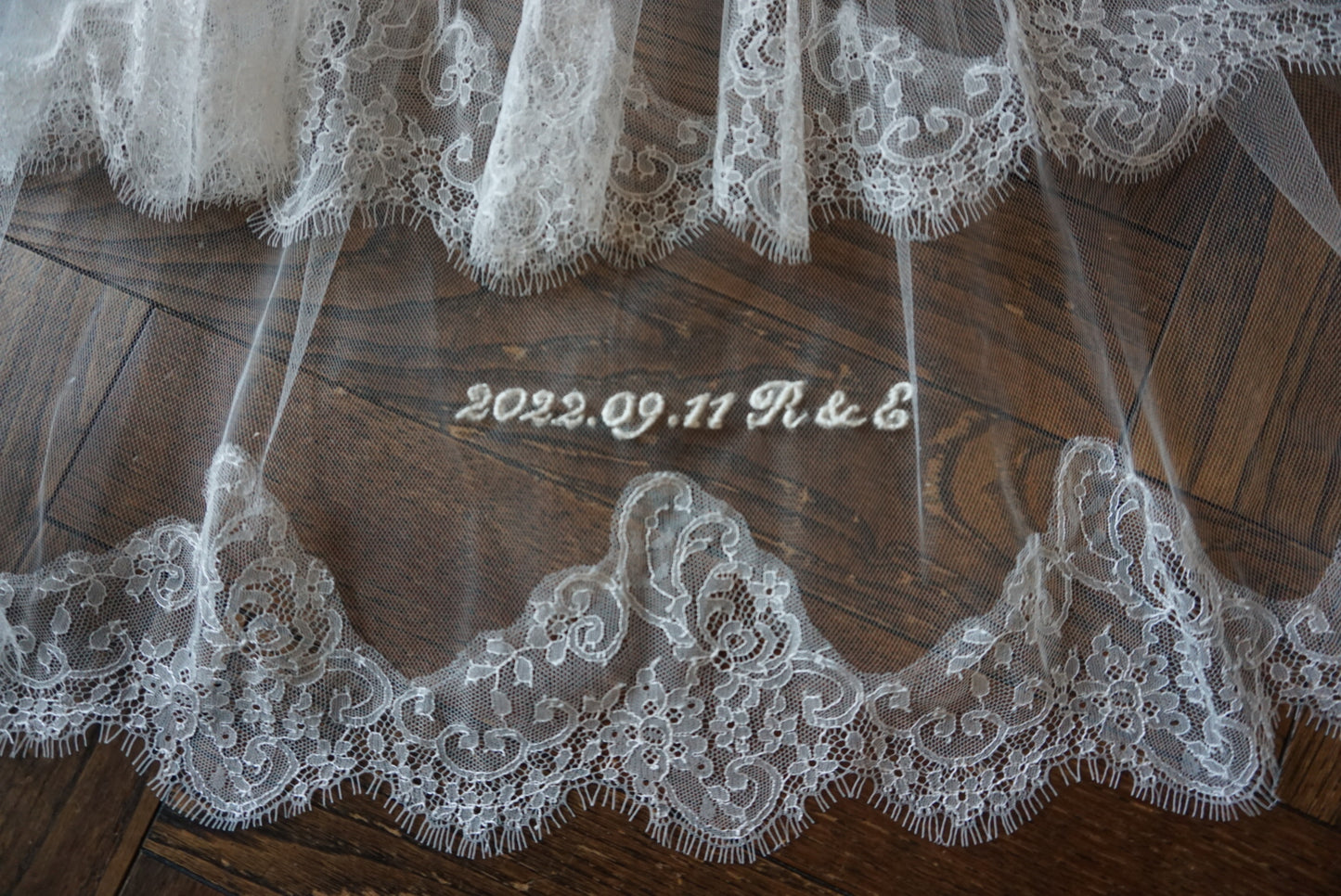 Lace Veil Around/S size