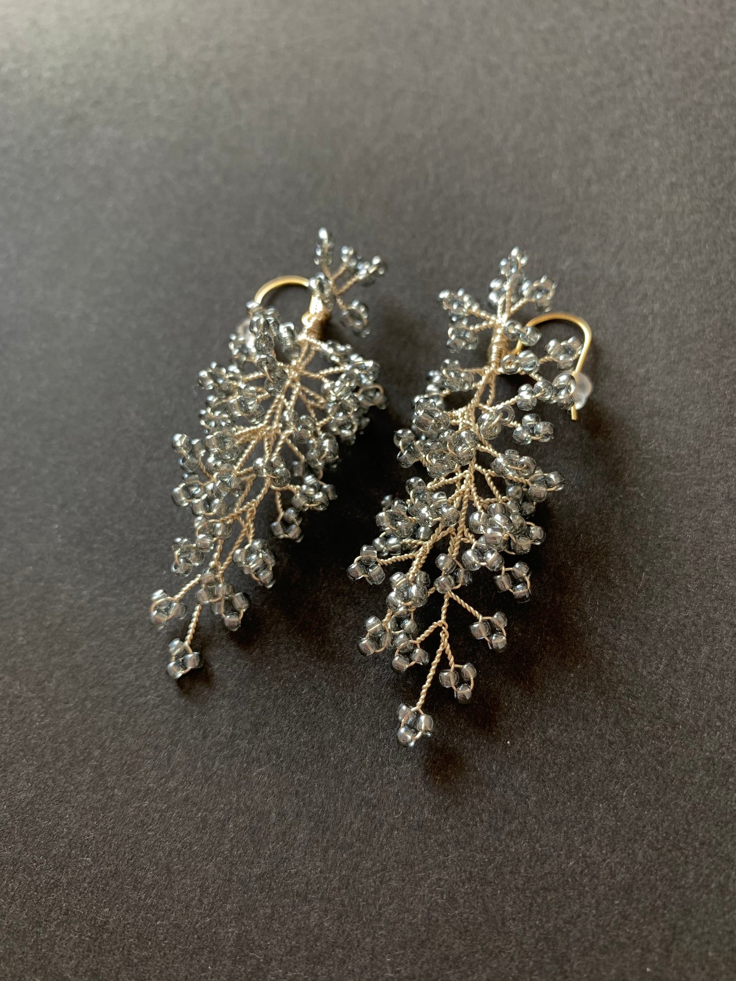 -039/Wire bead earrings