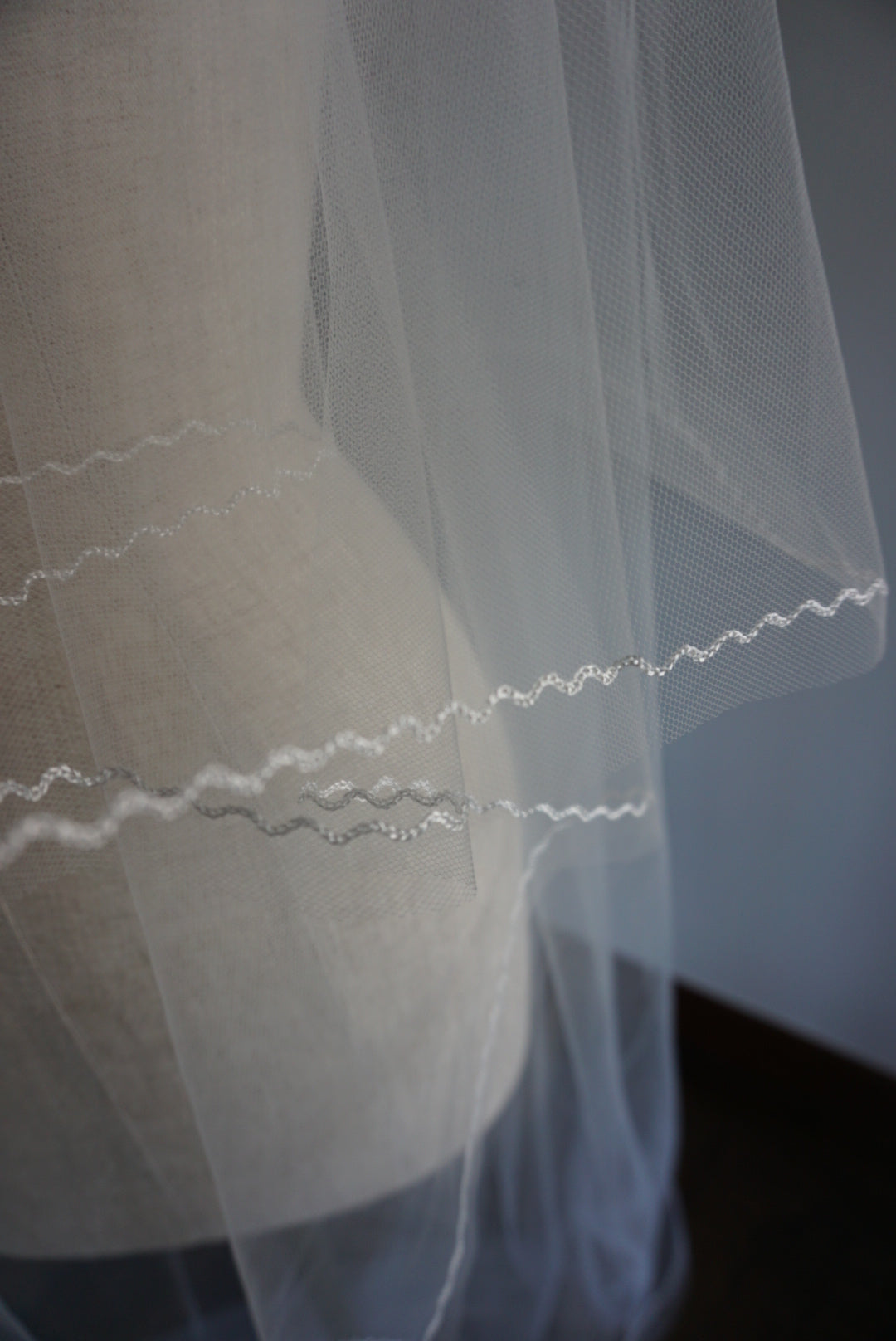 Chain Stitch Long Veil