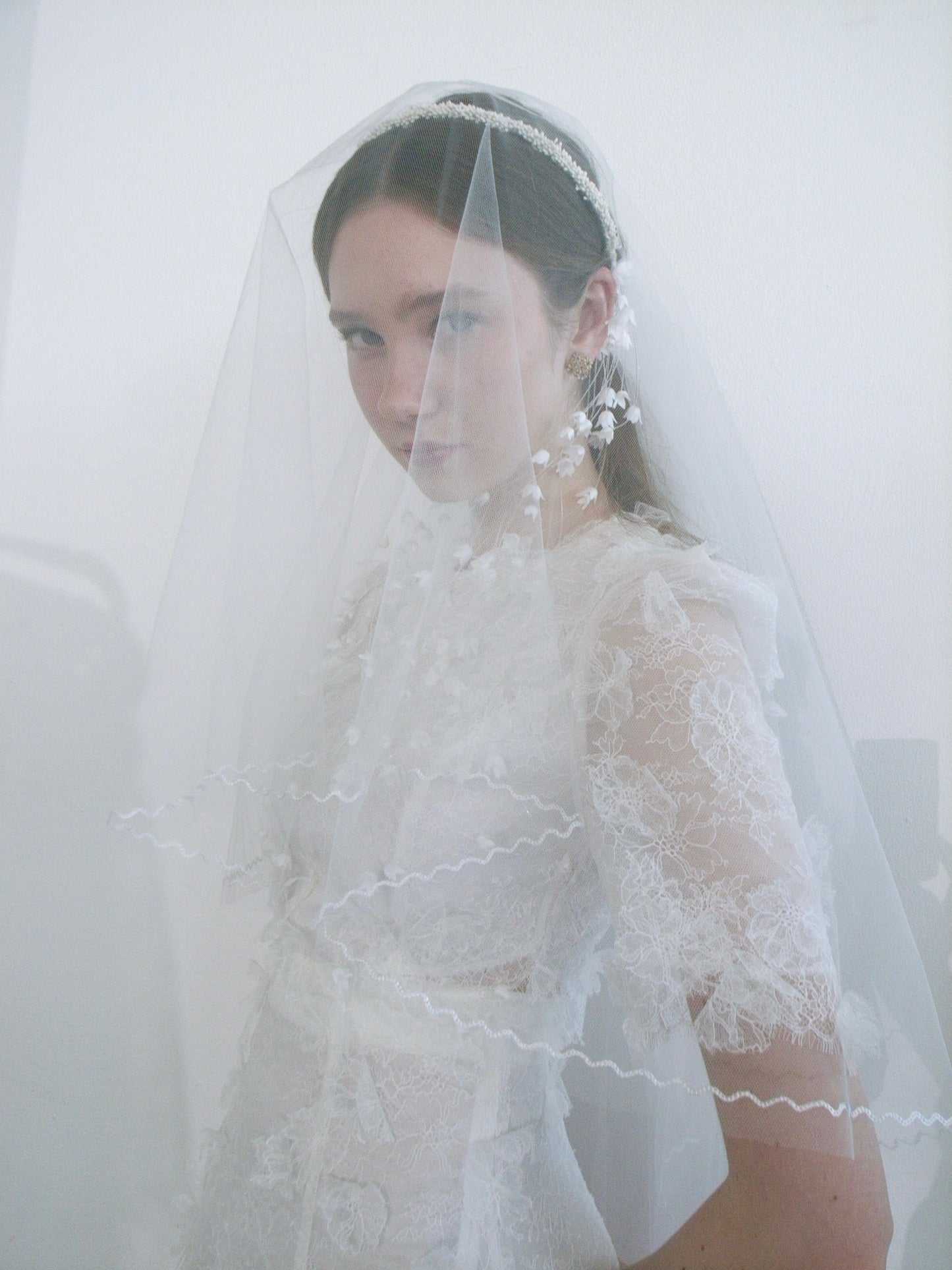 Chain Stitch Middle Veil