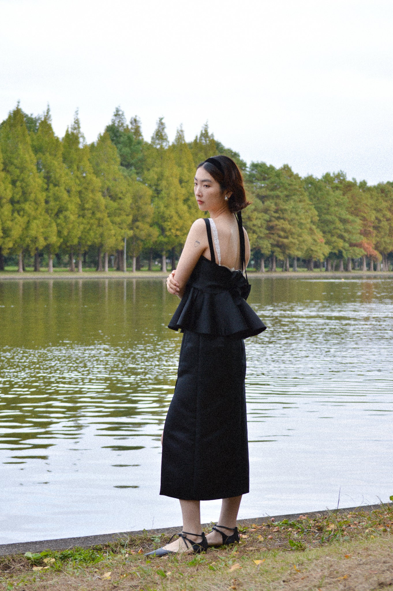 Satin Line Skirt